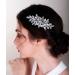 Chargances Crystal Bridal Hair Comb - Gold Wedding Rhinestone Hair Side Clip for Bride, Handmade Hair Accessory for Wedding & Prom - Buy Online on SooperMarket.com
