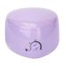 Mini Wax Warmer for Hair Removal - Professional Electric Guard Heat Removable Silicone Tank Home Use Purple (EU Plug 220V) - Buy Online on SooperMarket.com