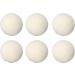 Dry Ball Removes Odours Pack of 6 High Density Reduces Static Electricity Dehumidifies Wool Drying Balls for Washing Clothes (4 cm) - Buy Online on SooperMarket.com