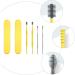 Healeved Double Sided Ear Wax Pickers 4pcs Set - Stainless Steel Earwax Remover Tool Kit for Men and Women - Ear Cleaning Curette Spoon with Storage Case - 12x0.5cm - Buy Online on SooperMarket.com