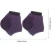 EXCEART 5 Pairs Moisturizing Socks Heel Protector Socks Cracked Heel Repair Anti-crack Socks Spa Socks Heel Socks Silicone Socks Spa Gel Socks Foot Purple Cotton Summer - Buy Online on SooperMarket.com