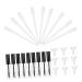 Mikinona 9 Set Empty Mascara Bottle Liquid Tube Bottle Mascara Bottles Empty Lip Balm Bottles Abs Transparent