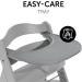 Hauck Alpha+ Click Tray Grey - Easy to Clean, Quick to Remove and Fix - Large Plastic Highchair Tray - Buy Online on SooperMarket.com
