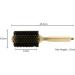 Comb Wood Handle Hair Round Brush Professional Hair Brush for Hair Cutting with Detachable Tail Round Comb for Hair Cutting wooden comb - Buy Online on SooperMarket.com