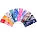 Tie Dye Headbands Cotton Stretch Headbands Elastic Yoga Hairband for Teens Girls Women Adults  Assorted Colors  10 Pieces (Classic Colors)