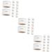 Beavorty 150 Pcs make up kits eyebrow balance ruler eyebrow stencil marker eyebrow pencil Disposable