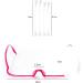 Worparsen Double Eyelid Trainer Eco-friendly Training Beauty Drooping Eyelid Stand Adjustment Tool Eye Styling Tool Lightweight Pink - Buy Online on SooperMarket.com