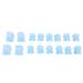 Gel Toe Separators ANGGREK 16 Pcs Gel Toe Separators Big Toe Alignment Toe Spacer Bunion Corrector for Overlapping Toes