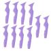 MAGICLULU 10 Pcs Silicone Beauty Ruler Eyeliner Pencil Eyelash Tool Eyebrow Guide Stencils Bevel Shield