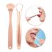 2-Part Stainless Steel Tongue Scraping Set - Reusable Non-Slip Handle Storage Box - Tongue Brush for Adults & Kids (Rose Gold) - Buy Online on SooperMarket.com