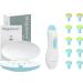 Baby Nail File Megainvo Electric Trimmer Set with LED Light - Safe for Newborns & Toddlers | Quiet Design, 10 Grinding Heads, Blue - Buy Online on SooperMarket.com