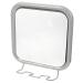 Zerodeko Shower Mirror Shaving Mirror with Hook Holder Suction Fogless Mirror Travel Makeup Mirror Wall Hanging Mirror Bathroom Organizer for Home Bathroom Vanity Travel
