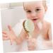 FRCOLOR 3pcs Bath Brush Set for Kids - Scalp Scrubber, Shower Comb, Body Scrub - Baby Hair Brush, Woolen Comb - Wooden Handle - Buy Online on SooperMarket.com