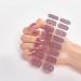 8 Sheets 128 Pieces Full Cover Nail Art Stickers - Self-Adhesive Solid Color Strips for Women | Real Nail Polish Decal Strips - International Shipping Available - Buy Online on SooperMarket.com