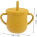 TOYANDONA 3pcs Baby Silicone Sippy Cups Set for Toddlers - Anti-Spill, Training Cup with Silicone Straw for Infant & Toddler - BPA-Free Silicone Water Cup - Buy Online on SooperMarket.com