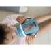 B ABA 2 in 1 Drinking Cup - 210ml Glass with Silicone Cover Waterproof Removable Handles - Windy Blue - Buy Online on SooperMarket.com
