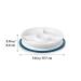 OXO Tot Stick & Stay Suction Divided Plate | Navy Blue | Best Child-Friendly Dinnerware for Easy Mealtime - Buy Online on SooperMarket.com