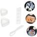 ABOOFAN 4pcs Rice Ball Mold Sushi Press Mold DIY Bento Molds Rice Ball Maker Suite Child Triangle White Pp - Buy Online on SooperMarket.com