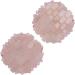 Jauarta 2 Pack Rose Quartz Eye Pads - Migraine Relief Reduces Puffiness & Wrinkles - Cooling Eye Covers for Soothing Relaxation - Buy Online on SooperMarket.com