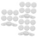 Beaupretty 36 Pcs Powder Puff Makeup Foundation Bath Sponge Cleaning Tools Body Powder Cotton Pads for Face Mini Whisk Makeup Brishes Makeup Pad Woman Triangle Dry Puff White Pure Cotton
