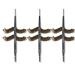 Eyebrow Pencil Cuckoo 3 Pack of Waterproof Ultra Precise Brow Pencil Microblading Eyebrow Makeup Pen with Eyebrow Razor Long-lasting Natural Brows (3 PACK  DARK BROWN) 3 Count (Pack of 1) DARK BROWN