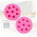 MAGICLULU Decor 4 Pcs Cakesicles Mold Non-Stick Mold Silicone Mold Cake Decorations Pink Mold Cake Decorating Tool Fondant Mold DIY Mold Cake Toppers Cake Mold Blueberry Fondant Cake medium - Buy Online on SooperMarket.com