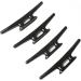 MIZUGIWA 6 Inch Black Nylon Boat Dock Cleats - Pack of 8 - Buy Online on SooperMarket.com