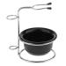 Seasaww Stainless Steel Shaving Brush Stand & Acrylic Shaving Bowl Mug Set - Premium Grooming Essentials for Men | International Shipping Available - Buy Online on SooperMarket.com