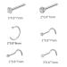 2 Pack Self Nose Piercing Gun Kit with Nose Stud - White | Safety Nose Piercing Tool - Buy Online on SooperMarket.com