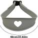 puzzlegame Neckline Templates for Shaving Hair Trimming Tool - Adjustable Curved Silicone Haircut Bands for Hair Salons and Home Gray - Buy Online on SooperMarket.com
