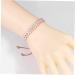 PACKOVE High-end Simple Bracelet Adjustable Bracelet Metal Bracelets Enamel Teakettle World Map Wall Clock Crystal Bracelet Tennis Wristband Bracelets for Girls Accessories Zircon Wedding - Buy Online on SooperMarket.com