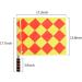 Haploon Soccer Referee Flags - Metal Pole, Foam Handle - 2pcs Checkered Flags with Carring Bag - Buy Online on SooperMarket.com
