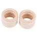 Akozon Baby Teether Toys - 10pcs Natural Wooden Teething Rings & Bracelets | Safe Baby Teething Accessories | Ideal DIY Craft - Buy Online on SooperMarket.com