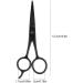 Stainless Steel Hair Cutting Shears Hair Scissors Nose Ears Mustache Eyebrows Hairdressing Haircut Trimming Tool Stainless Steel Haircut Women/Men/Kids - Buy Online on SooperMarket.com