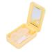 Contact lens case contact lens case with tweezers and applicator stick (orange)