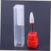 minkissy Nail Accessories Nail Tools Electrical Tools Electric Tool Nails Drill Bits Power Tools Nail Drill Bits Manicure Grinding Head medium Red - Buy Online on SooperMarket.com