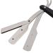 Professional Foldable Beard Razor Set - 2pcs Manual Shaving Tool for Precision Grooming - Buy Online on SooperMarket.com