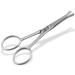 Bartscher nasal hair scissors made of stainless stainless steel beard care scissors ear hair scissors mustache with rounded ends to shorten ear hair nasal hair and beard hair 10.5 cm