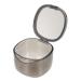 Denture Case False Teeth Storage Box Reusable Plastic Orthodontic Retainer Mouth Guard Holder for Travel Home Outdoor (Grey)