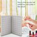 Uinfhyknd 216 Colors Nail Tips Display Book DIY Nail Arts Showing Tag Color Graphic Card Painting Display Board White - Buy Online on SooperMarket.com