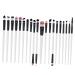 FOYTOKI 20pcs Eye Makeup Eyeliner Eyeshadow Brush Kit Portable Makeup Brush Kit Para Pesta as Eyelash Kits 15.50X1.50X1.50CM As Shown