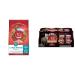 Purina ONE +Plus Large Breed Dry Dog Food with Chicken - 7 kg Bag & Tender Cuts True Instinct Wet Dog Food in Gravy Variety Pack 2 Flavours - 368 g Can (6 Pack) 7 kg (Pack of 1) Dry Dog Food+Wet Dog Food