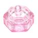 Hexagonal Dappen Dish Cup Crystal Glass Glassware Tool for Nail Art Manicure Care Glass Dappen Dish