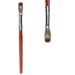 12# Sable Nail Art Brush Manicure tool Red Wooden Nail Brush for acrylic nails Polygel Brush for Acrylic