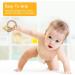 Vicloon Silicone and Wood Teething Toy for Baby - Easy to Clean Octopus Teether Chew Toy for Boys & Girls (Grey - Buy Online on SooperMarket.com