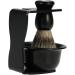 Buy Cabilock 2pcs Shaving Brush Holder & Stand Set - Black Shaving Brush & Razor Stand for Perfect Grooming - International Shipping Available - Buy Online on SooperMarket.com