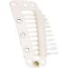 Hair Extension Clip 10 tooth Design Wig Clip Durable and Safe Functional for Wigs Hair Weaving for Most People(creamy-white) - Buy Online on SooperMarket.com