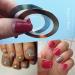 JIAHAO 2Pcs Gold/Silver Rolls Striping Tape Line Nail Art Decoration Sticker - Nail Art Tips for Perfect Manicure - Buy Online on SooperMarket.com