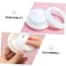 FOMIYES 1 Set Box Loose Powder Box Empty Loose Powder Container Cosmetic Powder Puff Face Powder Cushion Loose Powder Container with Powder Puff Travel Abs Makeup Pad White Portable 6.2x6.2cm White - Buy Online on SooperMarket.com