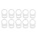 Dacvgog 10pcs Silicone Breast Pacifier Holder Adapter Clamp